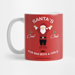 Santa's Coal Club Mug